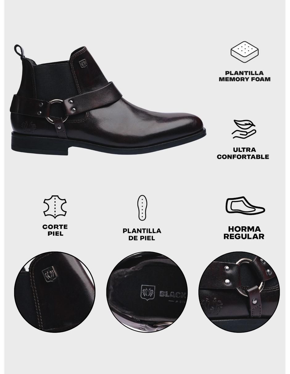 Botín de piel para hombre 11