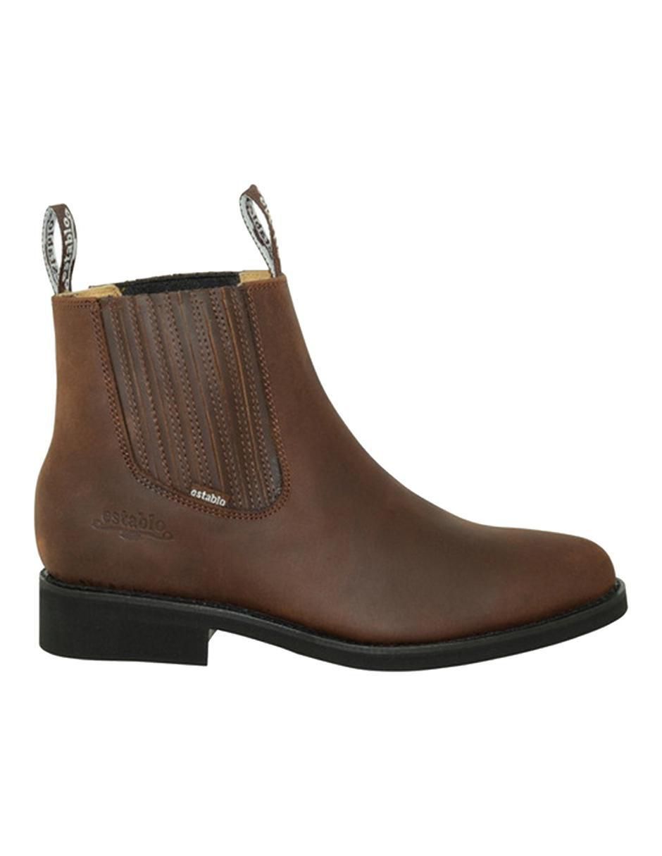 Bota de piel para hombre