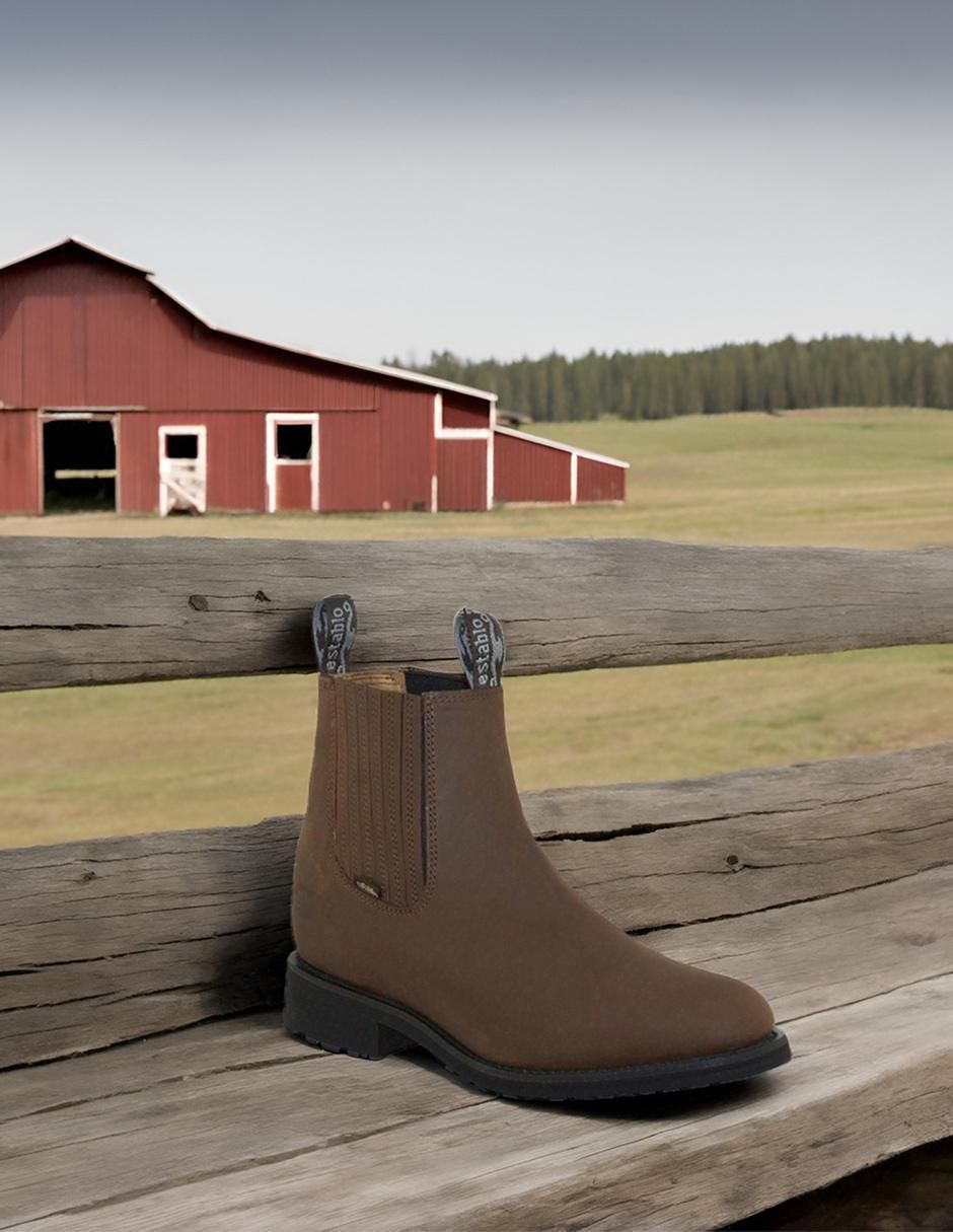 Bota de piel para hombre 4