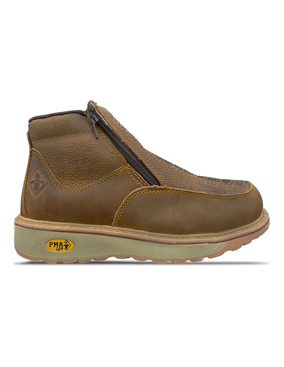 Bota de piel para hombre