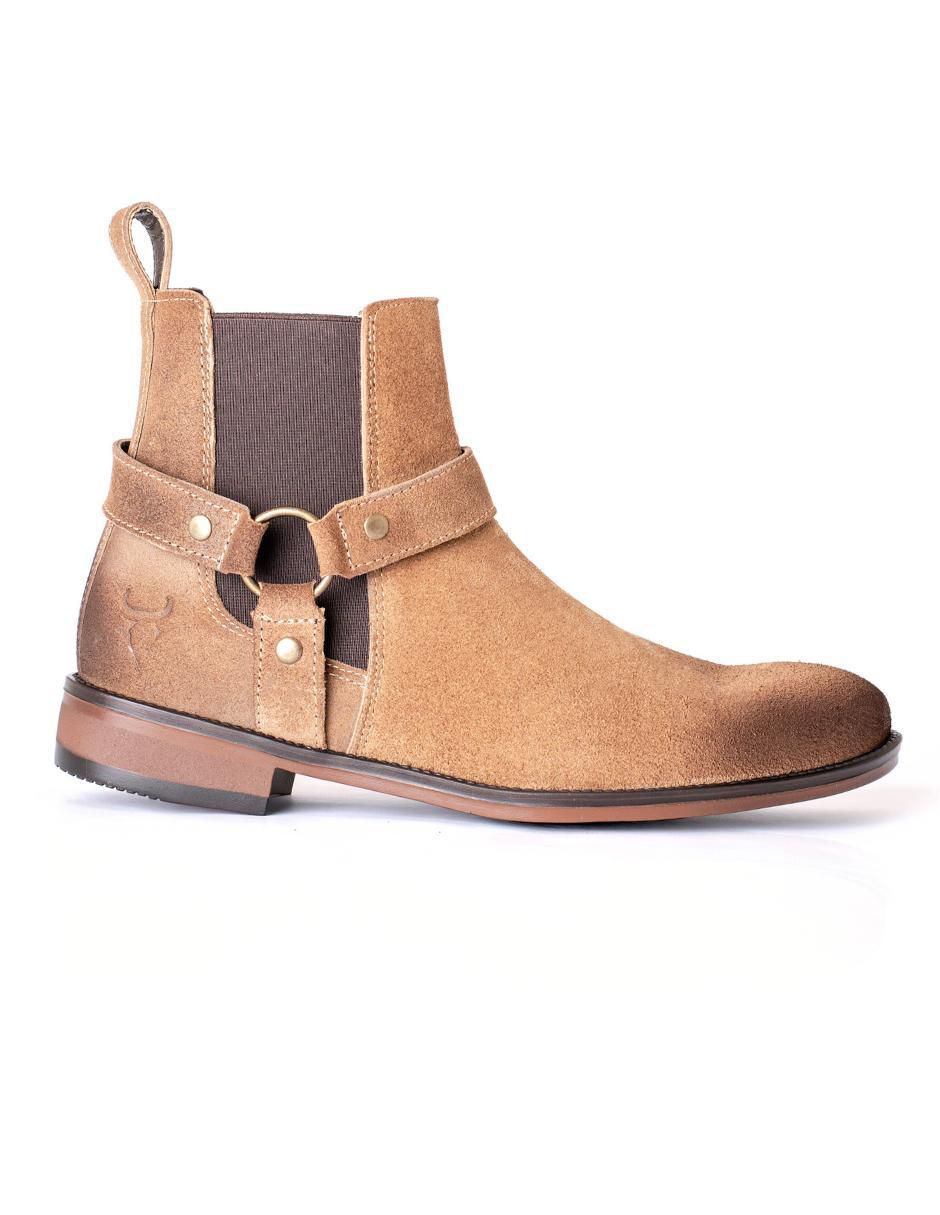 Bota de piel para hombre