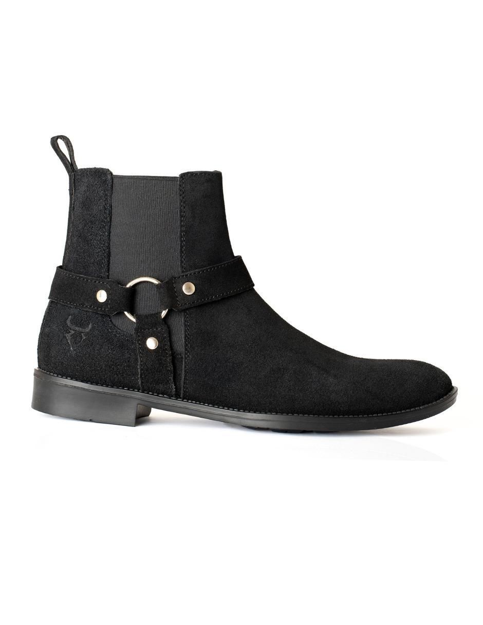Bota/botín daraimar chelsea "de" piel "para hombre"
