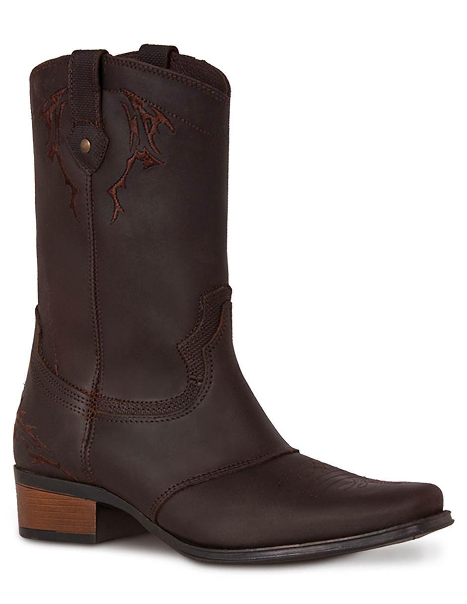 Bota de piel para hombre