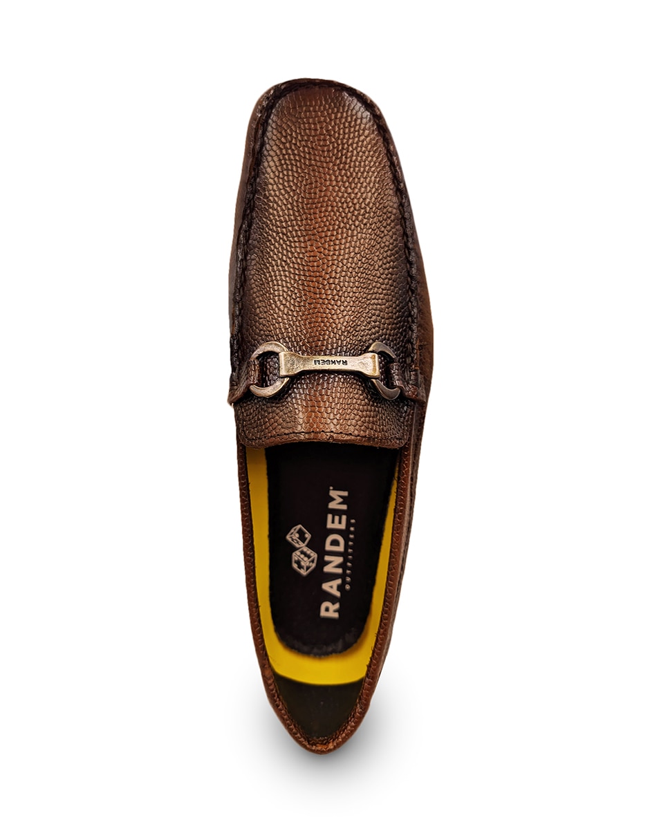 Zapato mocasín Portland Mantarraya Caoba para hombre 5