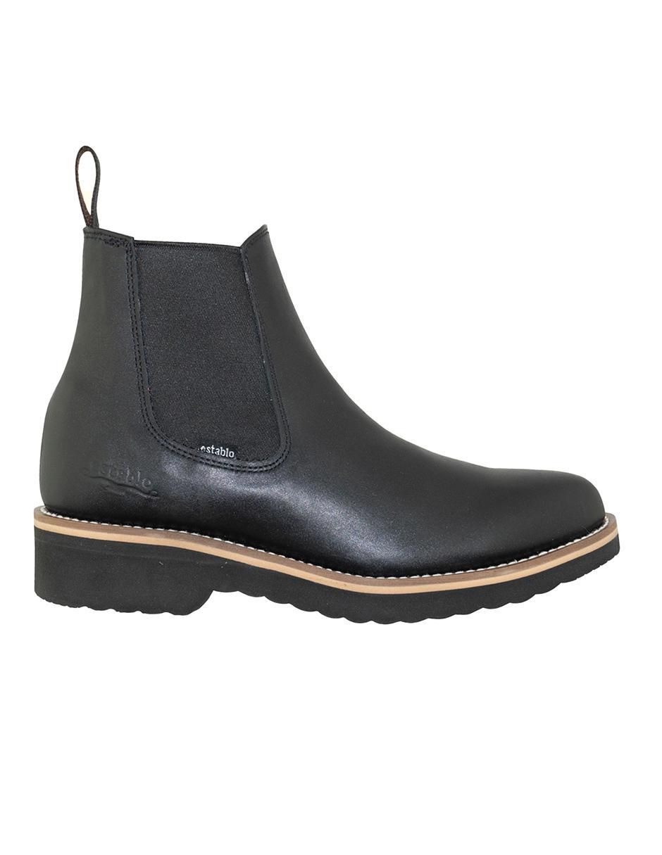 Bota de piel para hombre