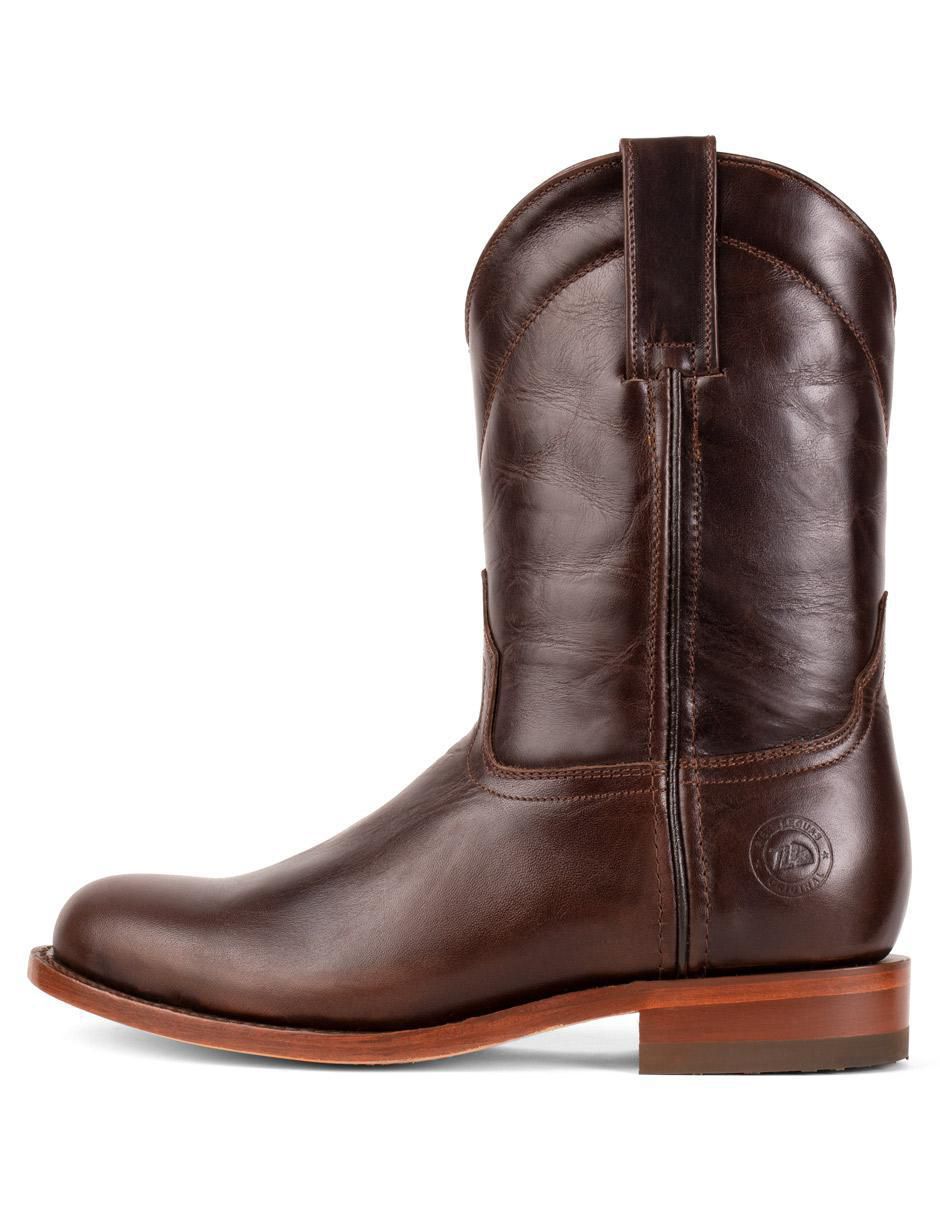 Bota/botín siete leguas roper "de" piel "para hombre"