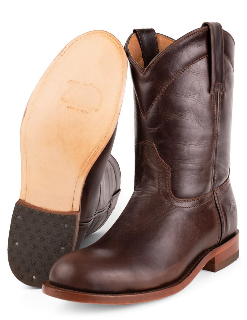 Bota/botín siete leguas roper "de" piel "para hombre"