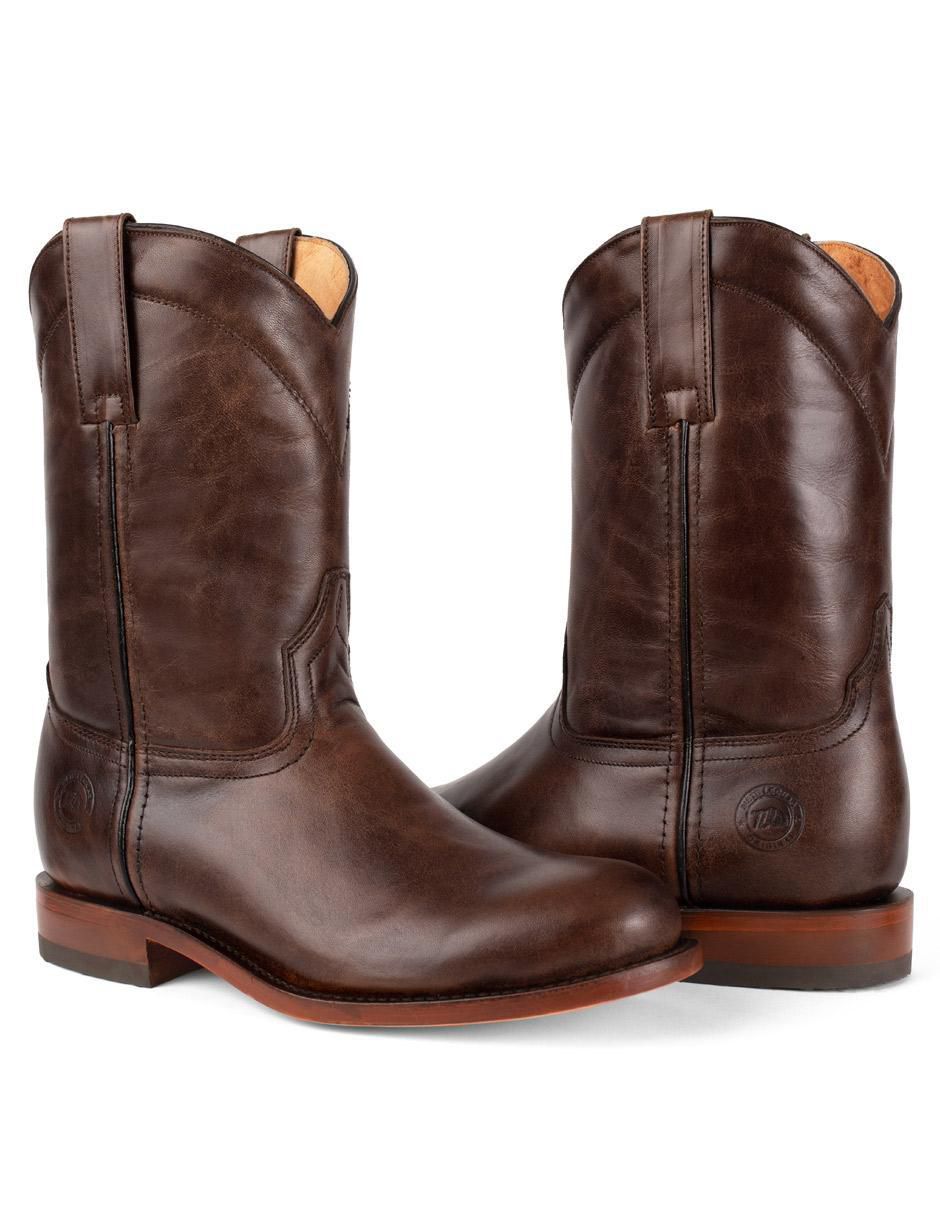 Bota/botín siete leguas roper "de" piel "para hombre"