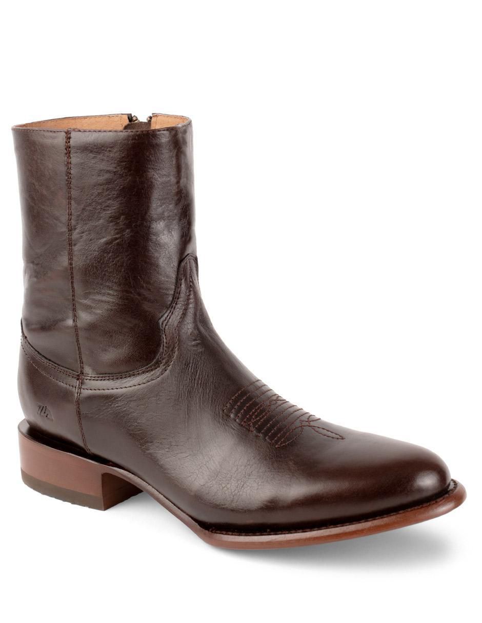 Botín de piel para hombre