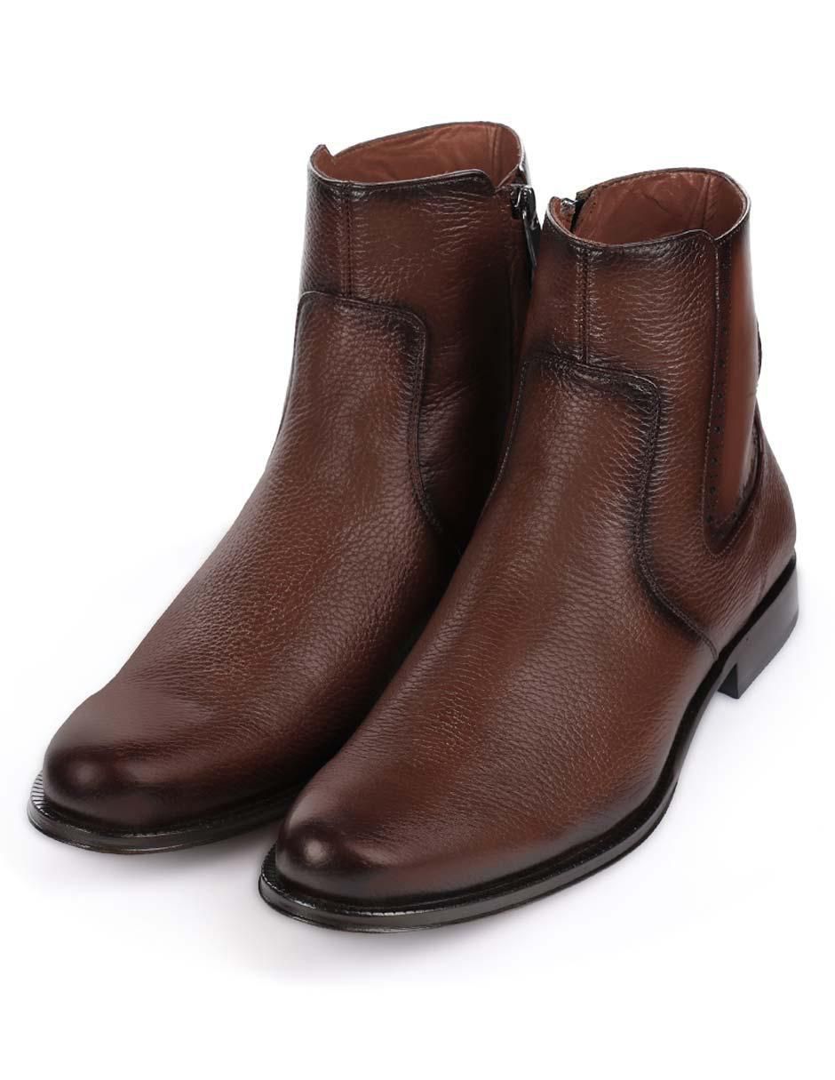 Botín de piel para hombre 4