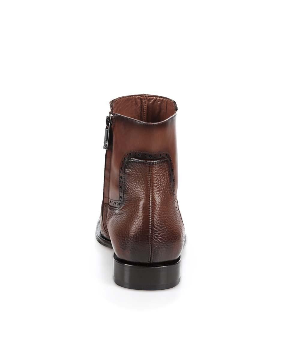 Botín de piel para hombre 6