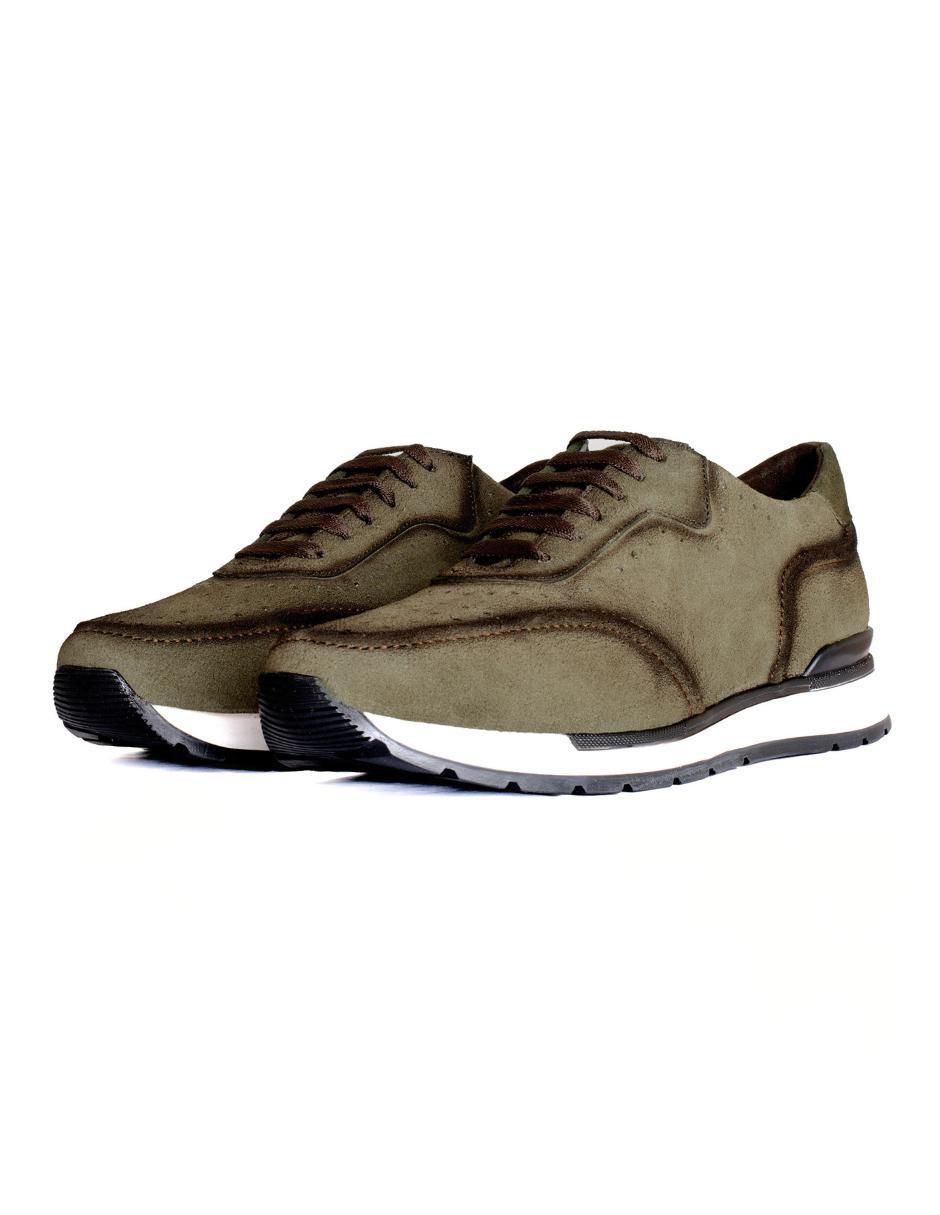 Tenis de piel para hombre 5