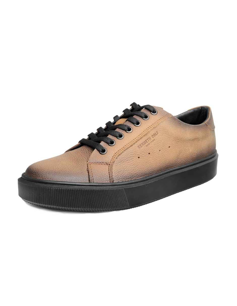 Tenis de piel para hombre