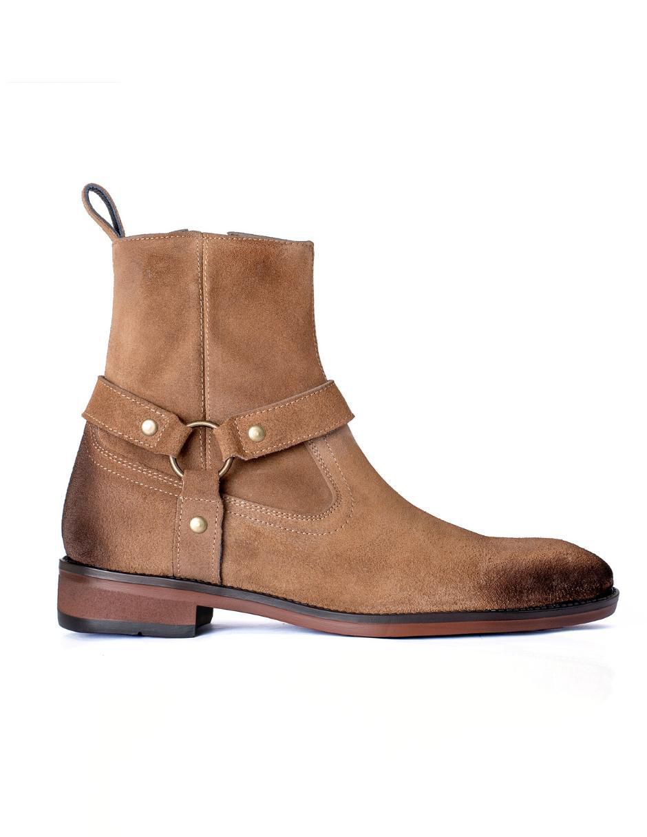 Bota de piel para hombre