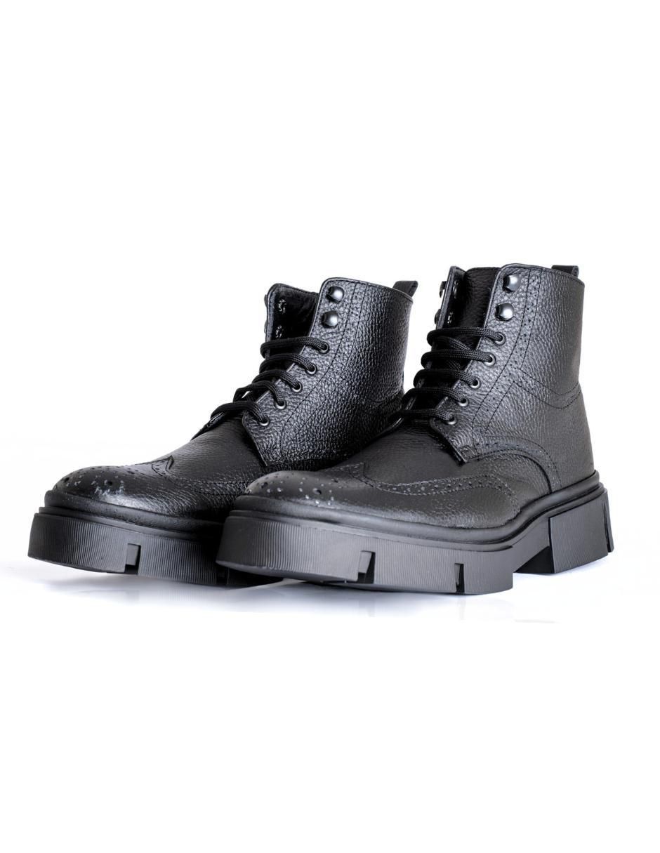 Bota Chunky de piel para hombre 5