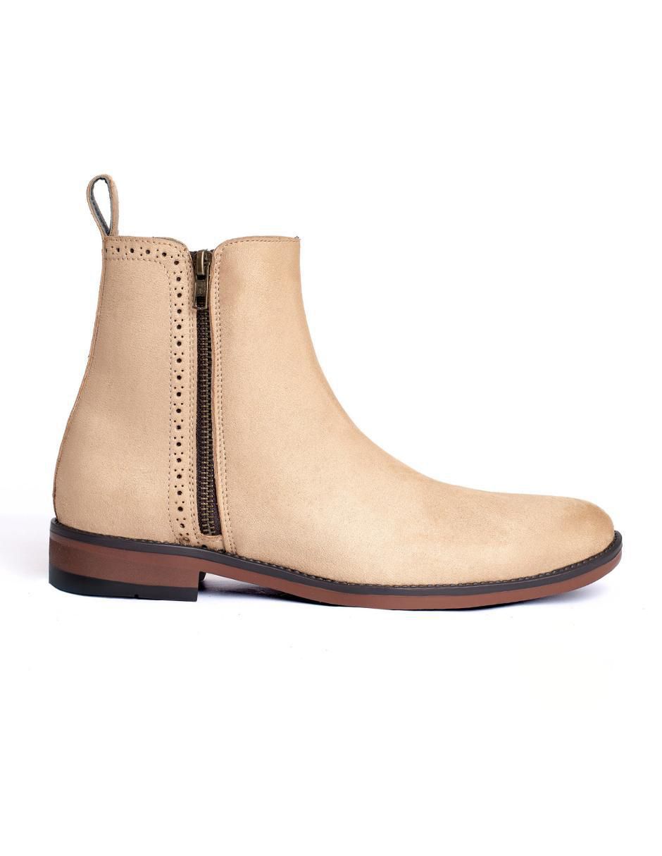 Bota de piel para hombre