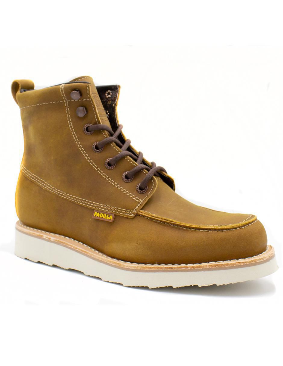 Bota de piel para hombre