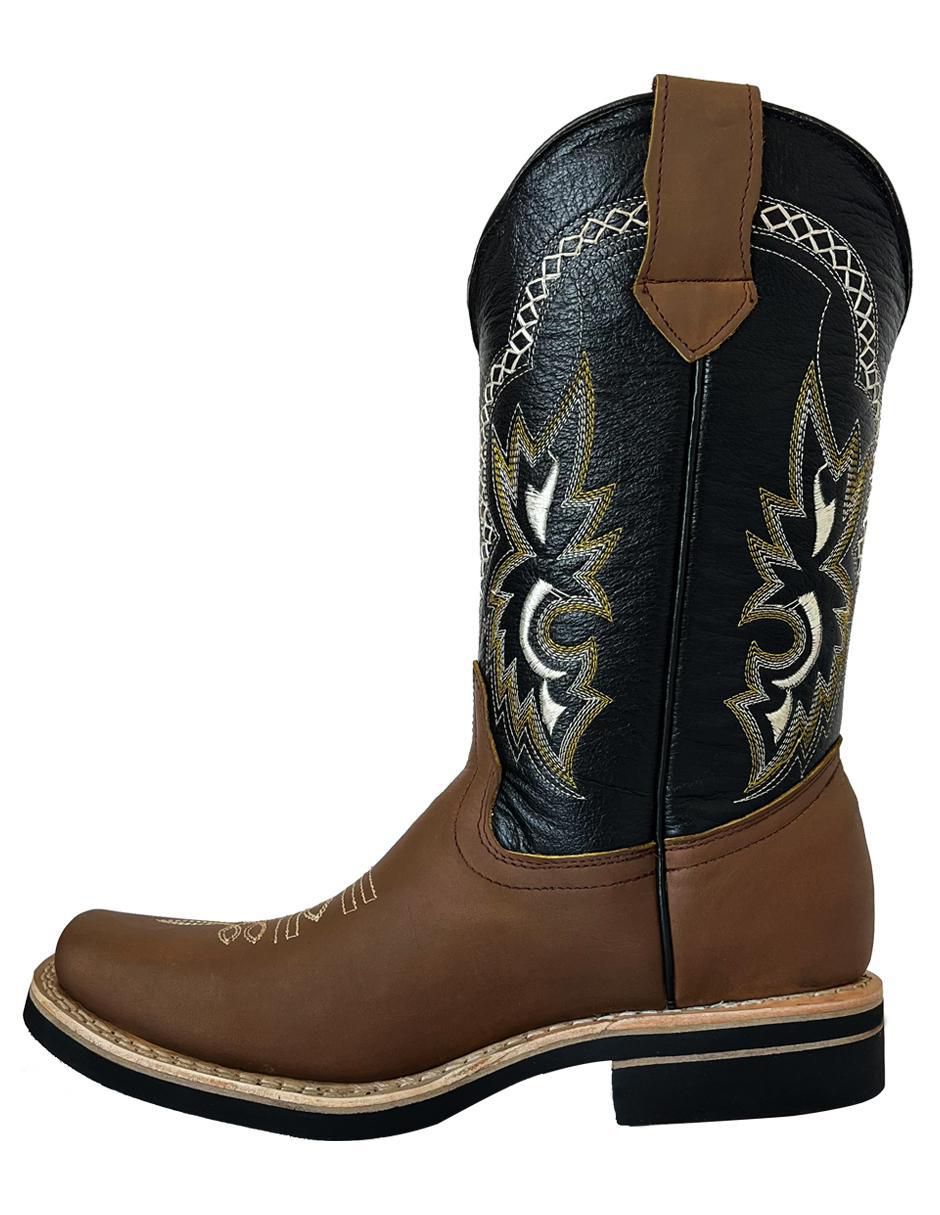 Bota de piel para hombre