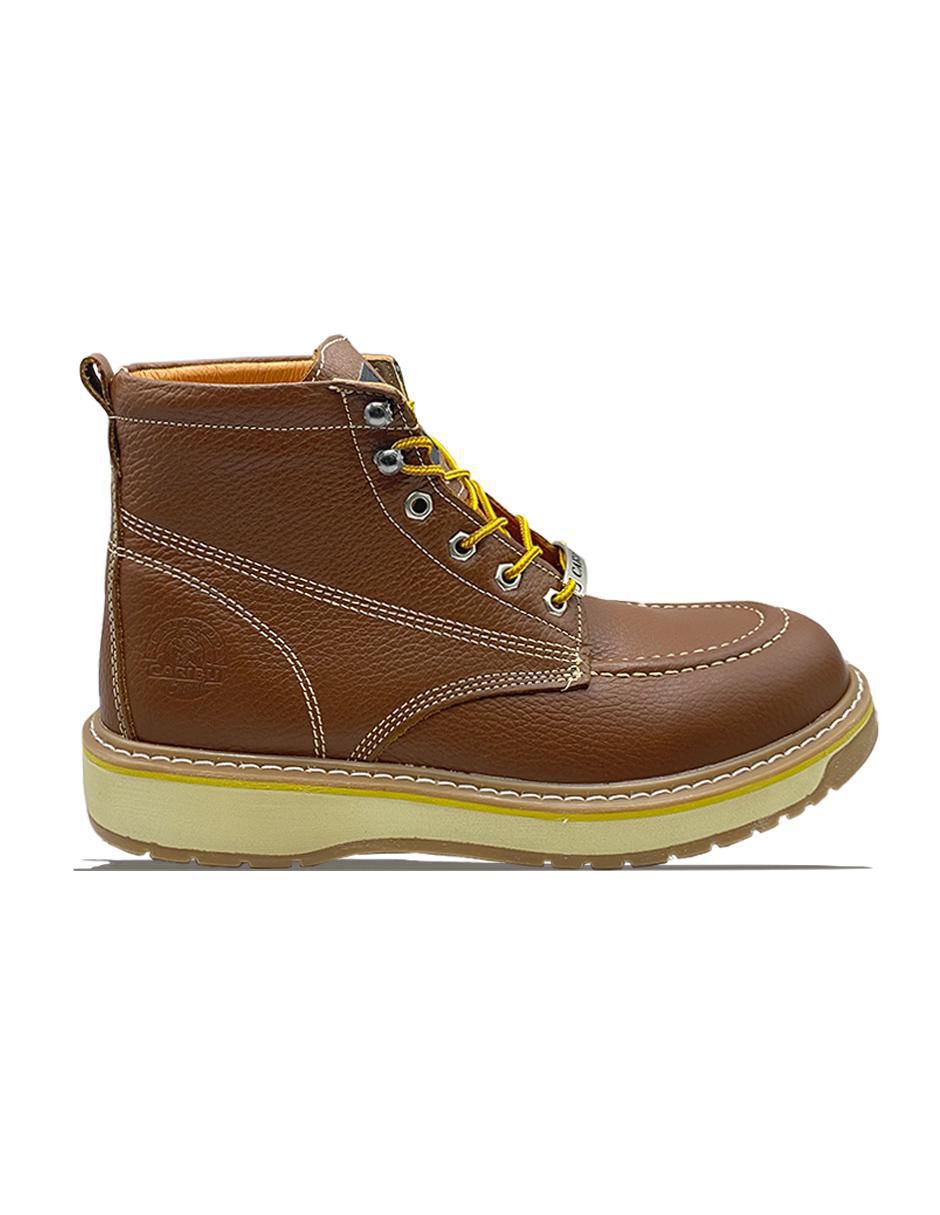 Bota de piel para hombre