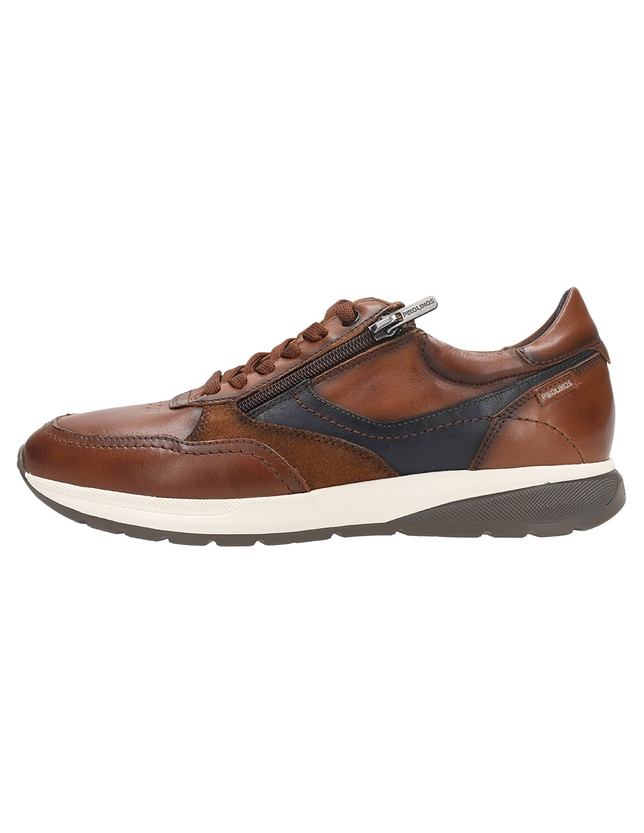 Tenis de piel para hombre
