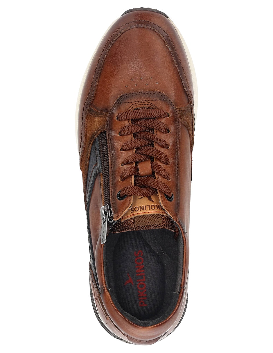 Tenis de piel para hombre 5
