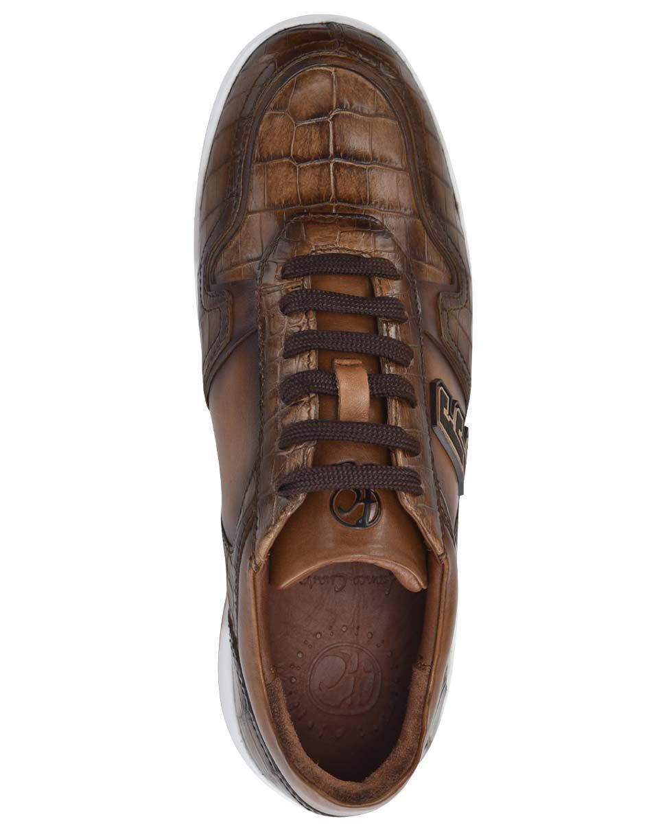 Tenis de piel para hombre 5