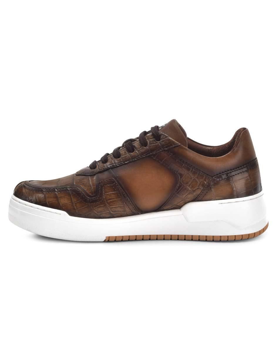 Tenis de piel para hombre 7