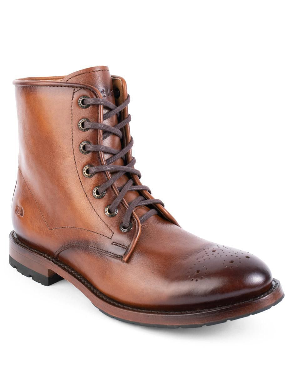 Botín de piel para hombre