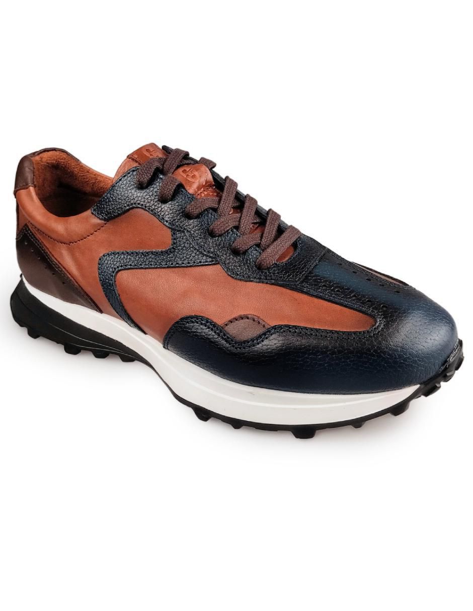 Tenis de piel Cromo One para hombre
