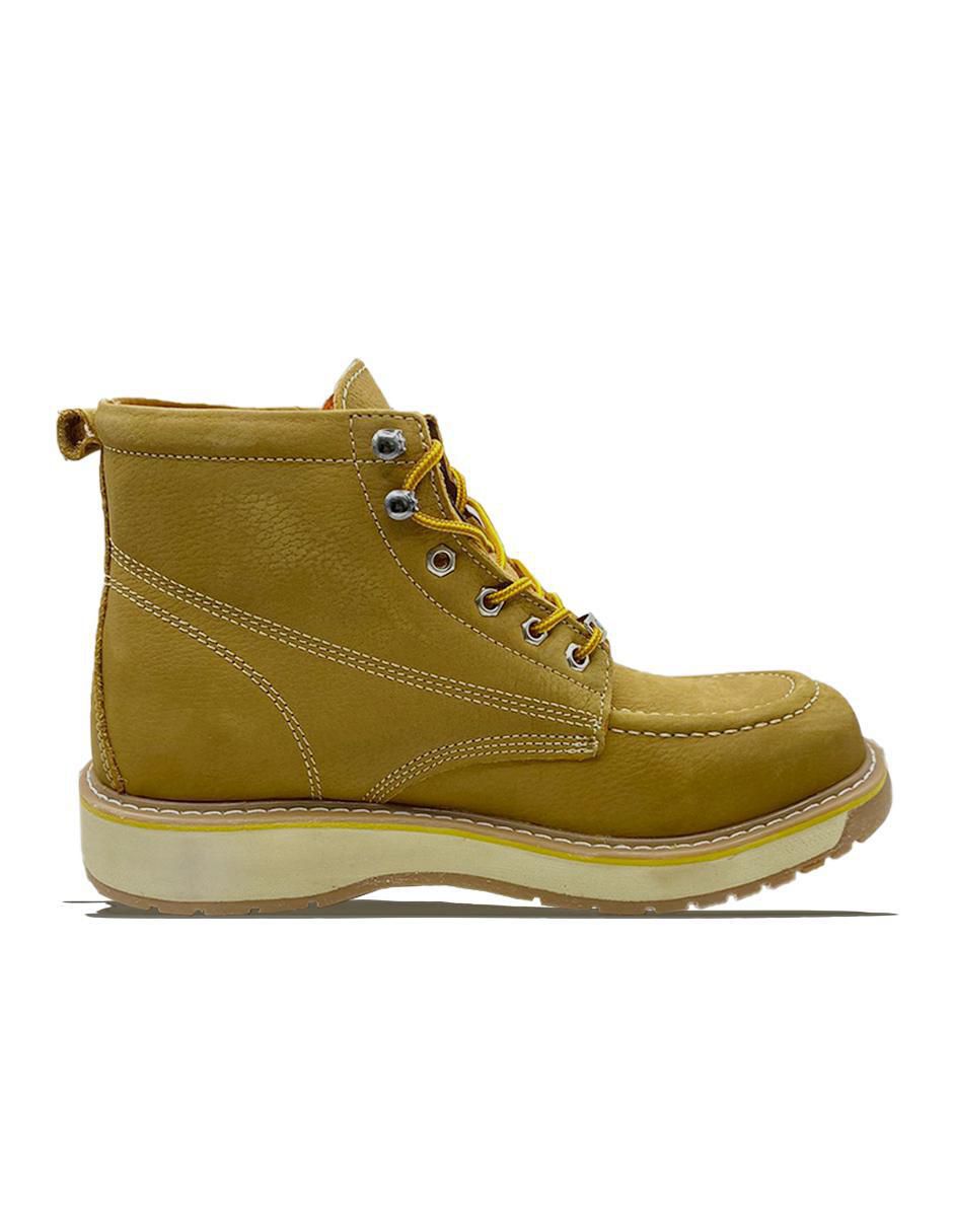 Bota de piel para hombre