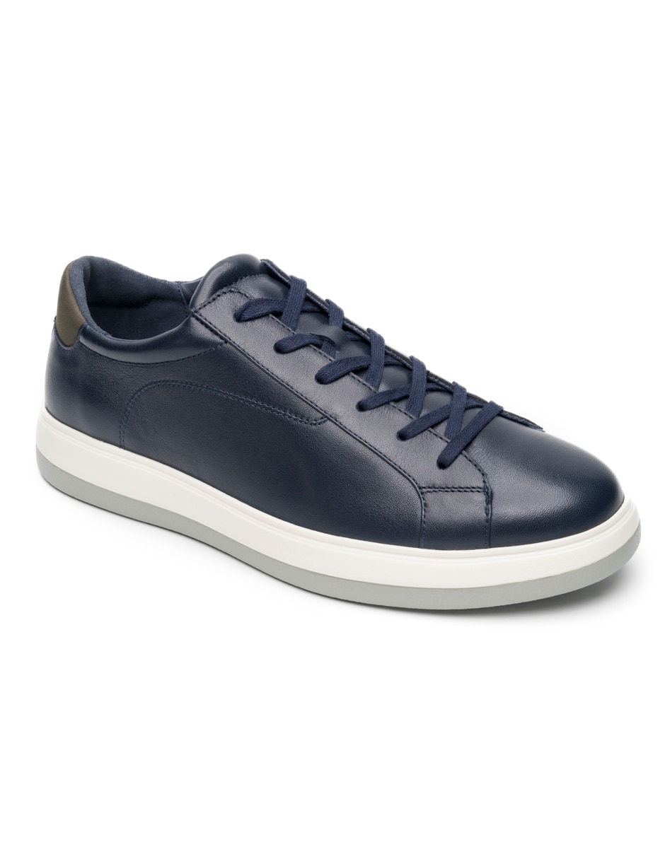 Tenis de piel para hombre