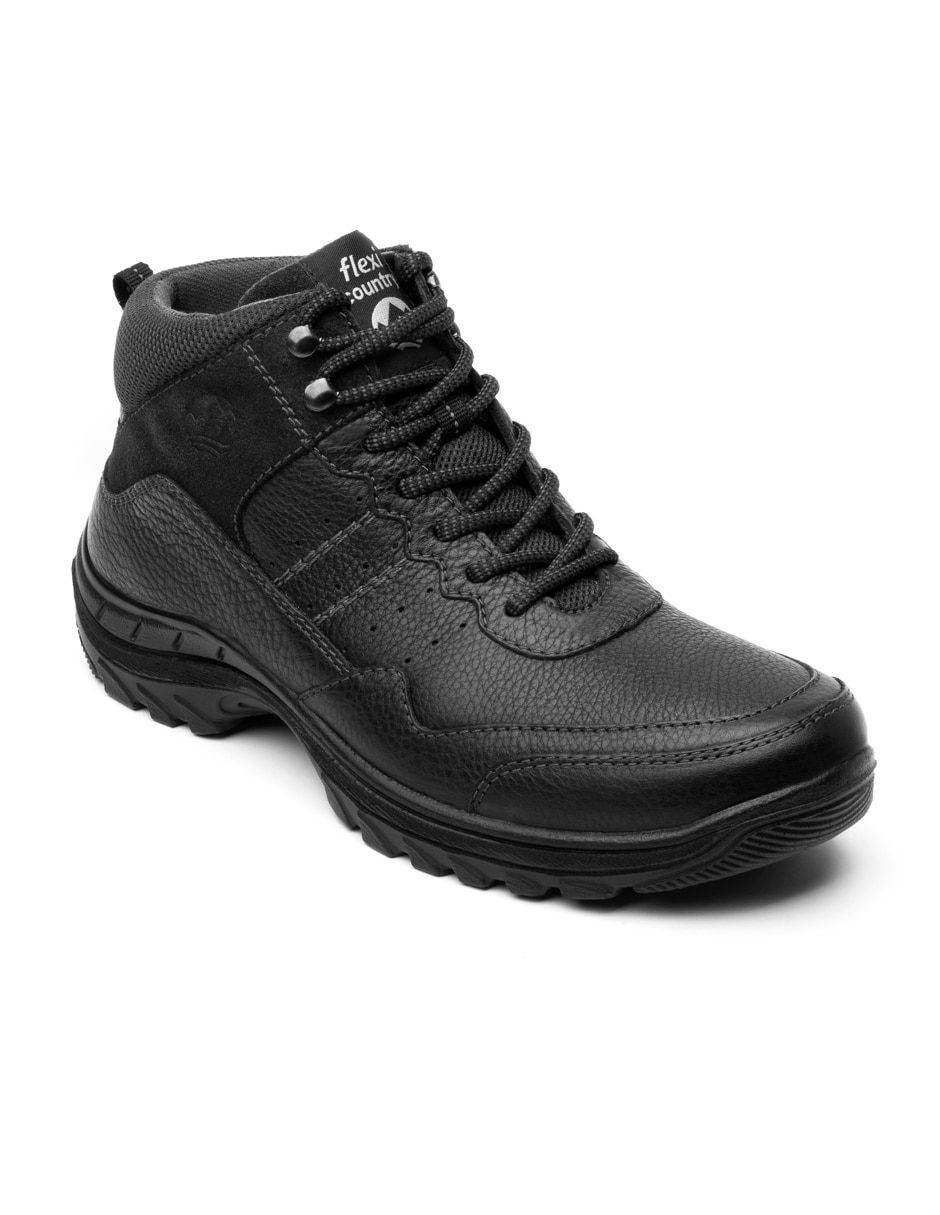 Botín Outdoor de piel para hombre Botín Outdoor de piel para hombre