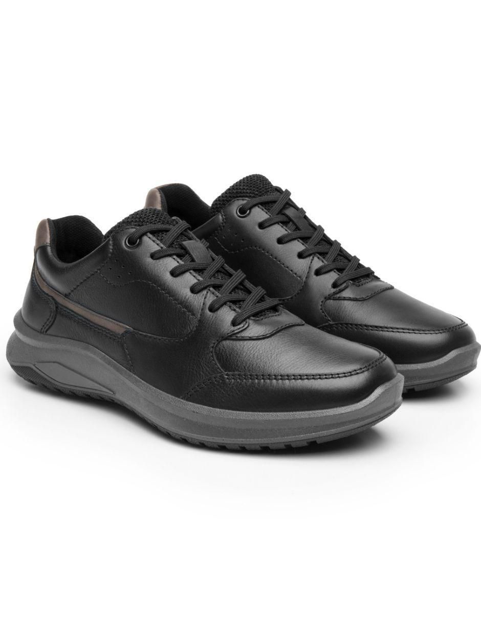 "tenis" "de piel"(si aplica) flexi sin familia o colección  "para hombre"