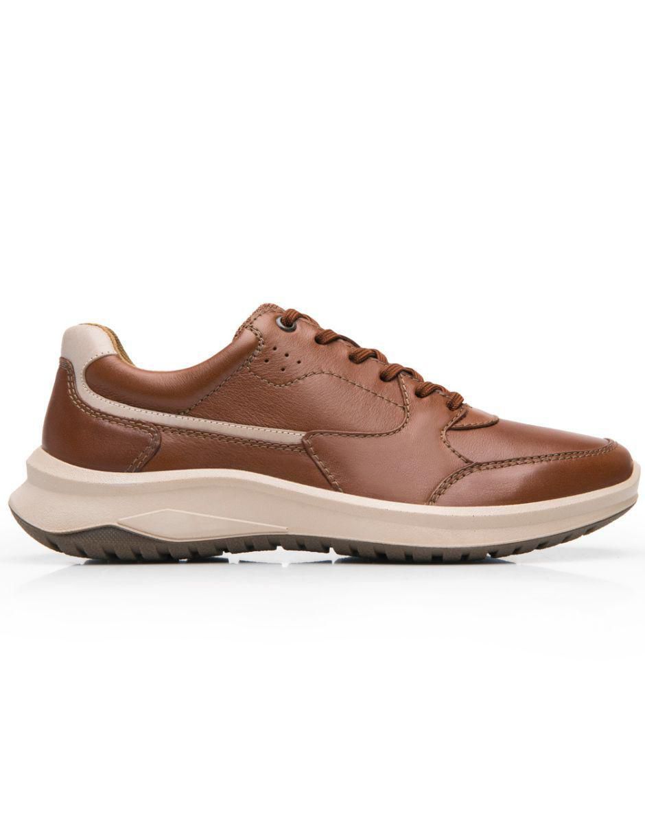 Tenis de piel para hombre