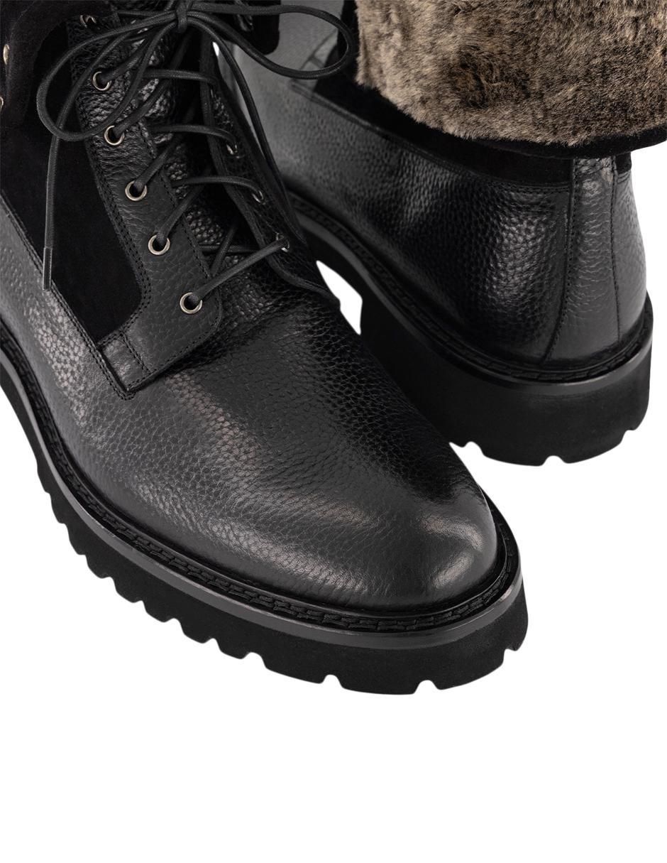 Botín de piel para hombre 4
