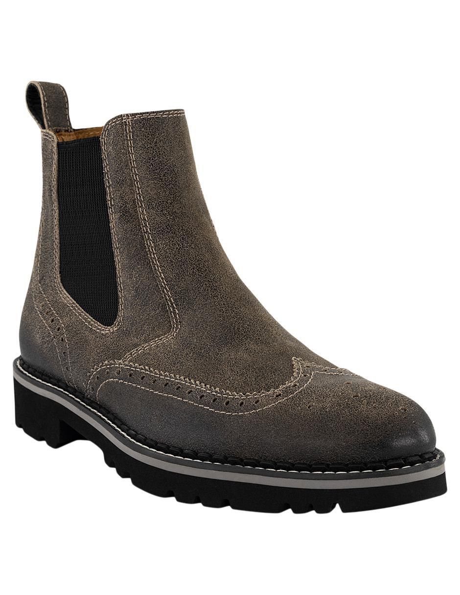 Botín de piel para hombre Botín de piel para hombre