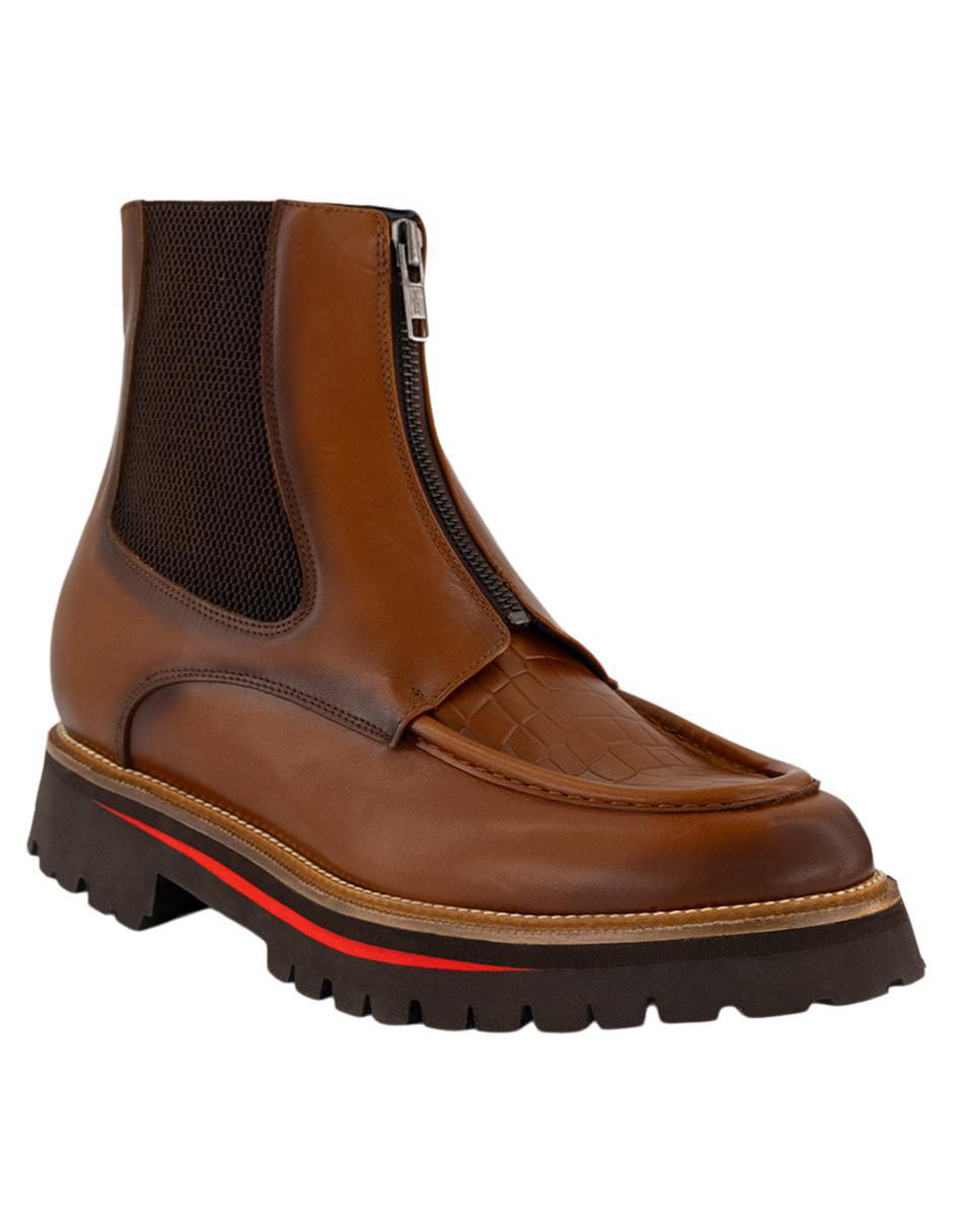 Bota de piel para hombre