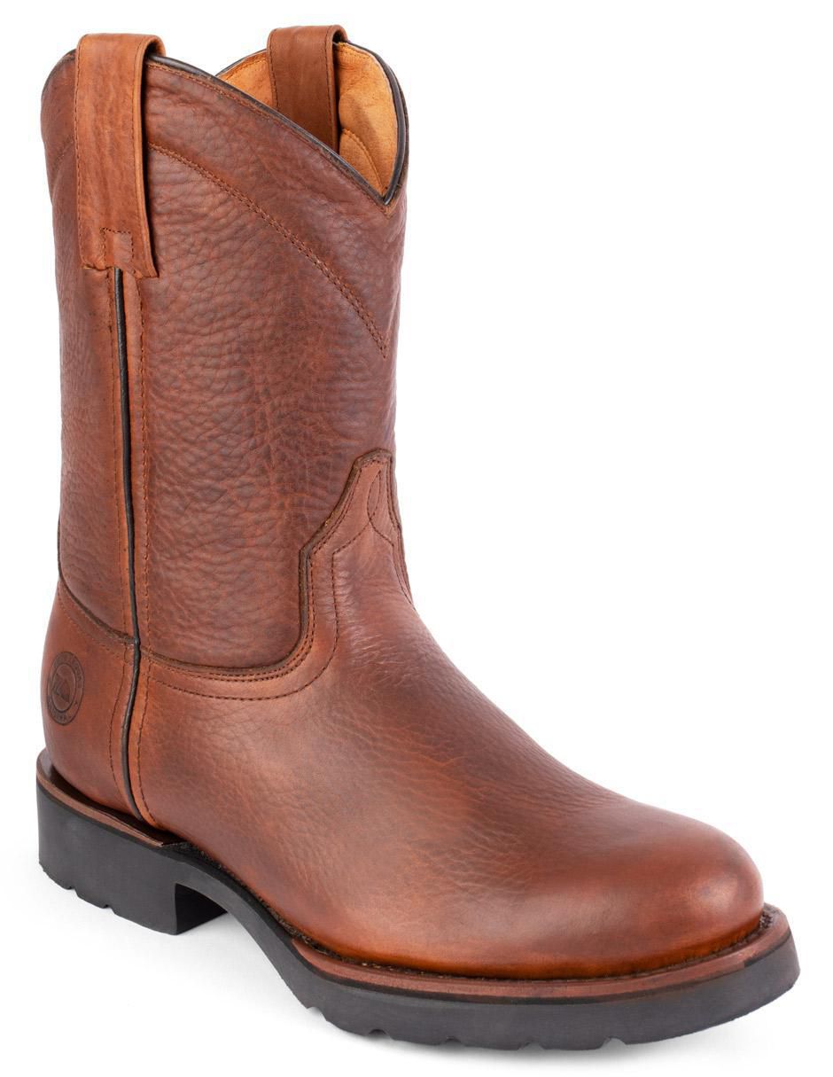 Bota de piel para hombre