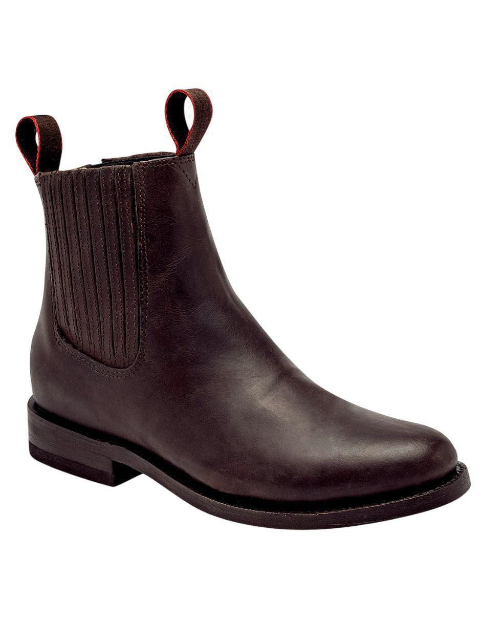 Botín de piel para hombre