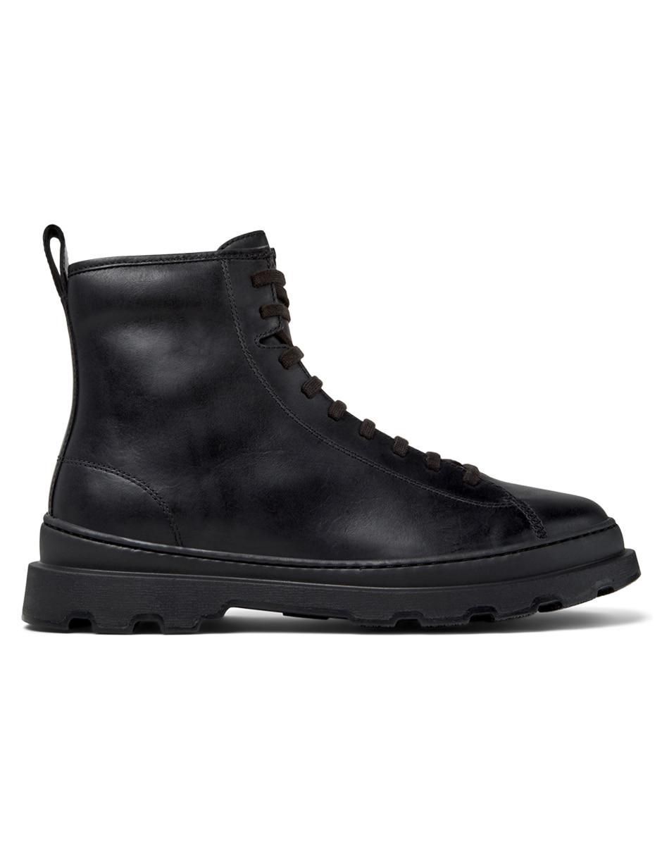 Camper Botas De Agujeta Negras Bota Camper Brutus+ De Piel Para Hombre
