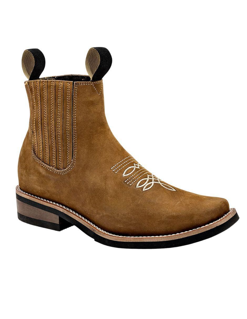 Bota de piel para hombre
