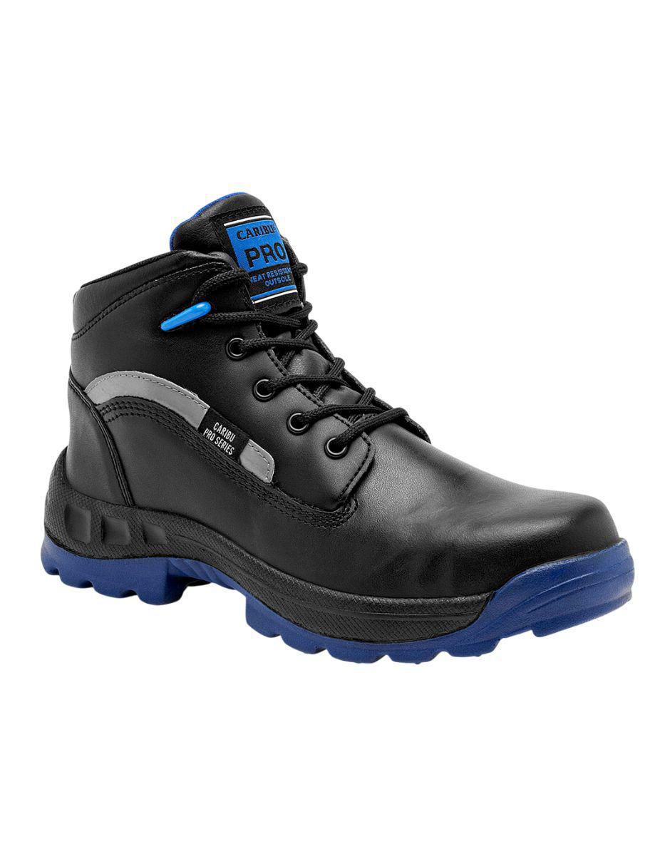 Bota de cuero y piel