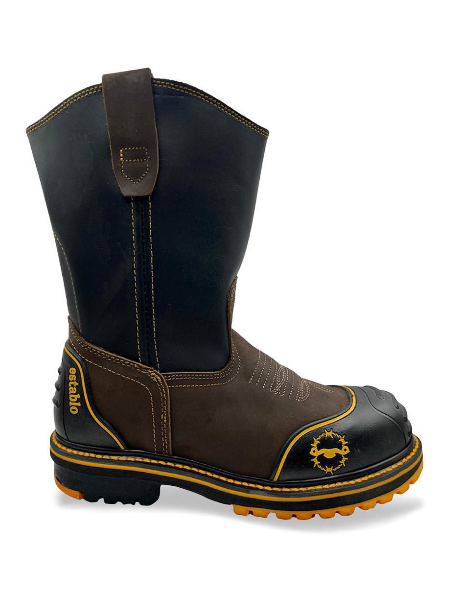 Bota de piel para hombre