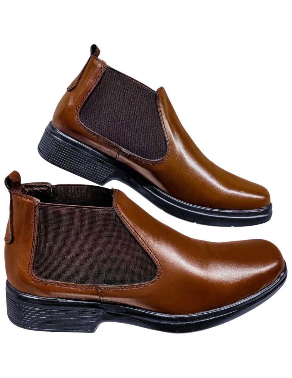 Botín de piel para hombre 4