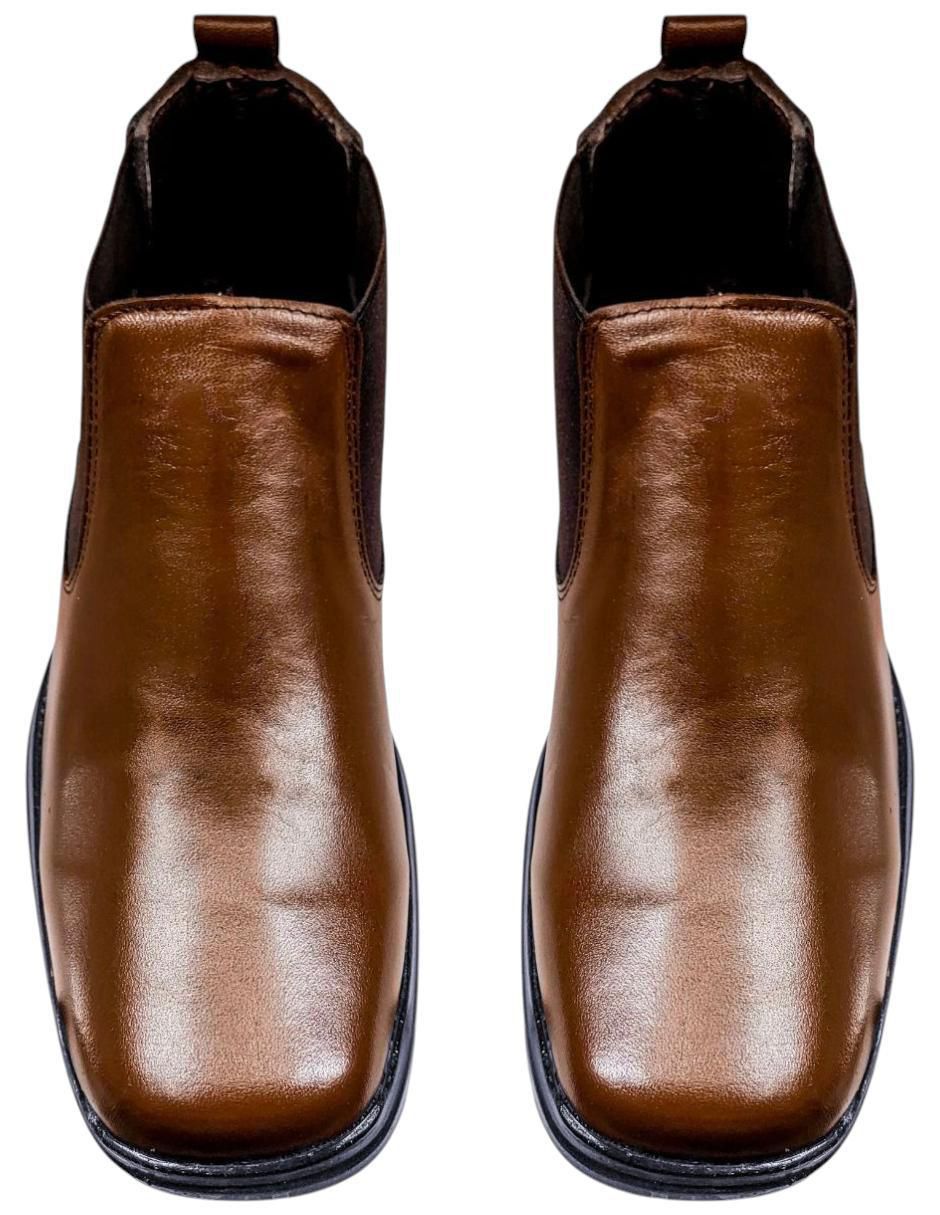 Botín de piel para hombre 10