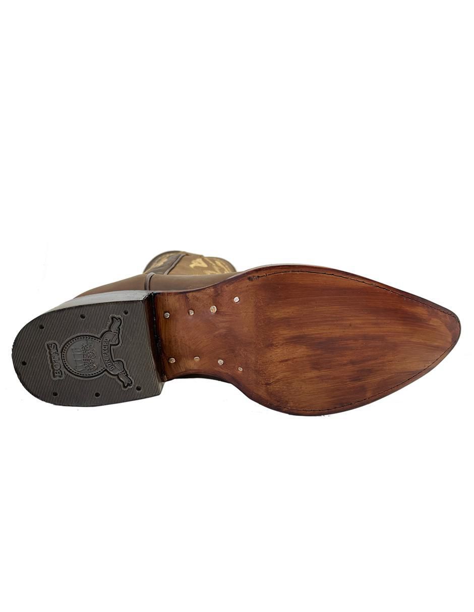 Bota vaquero de piel para hombre 6