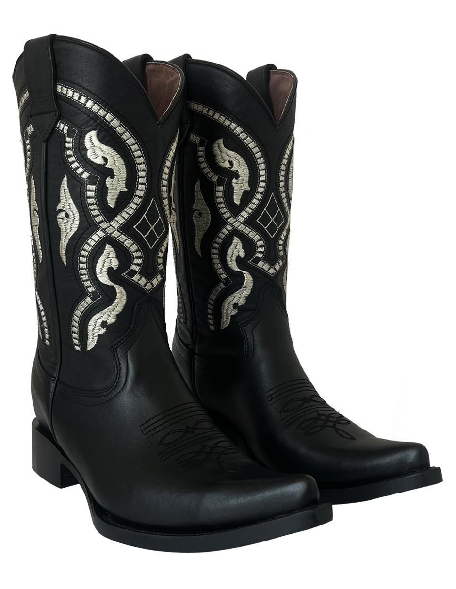 Bota vaquero de piel para hombre 5