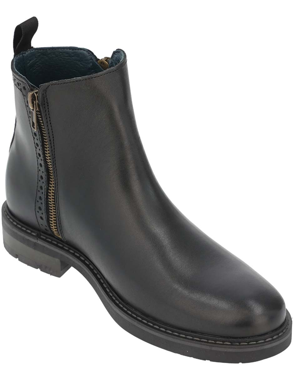 Botín de piel para hombre
