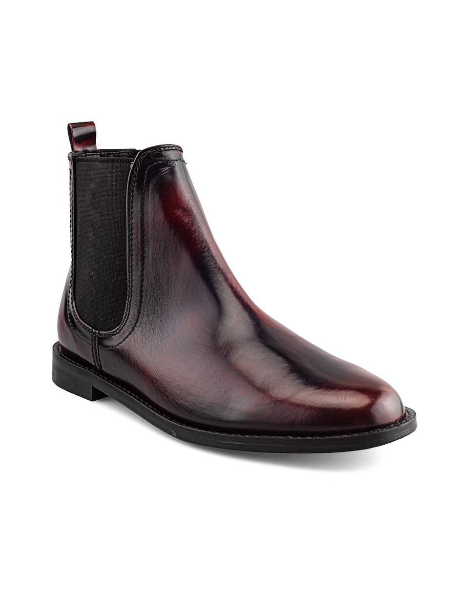 Botín de piel para hombre