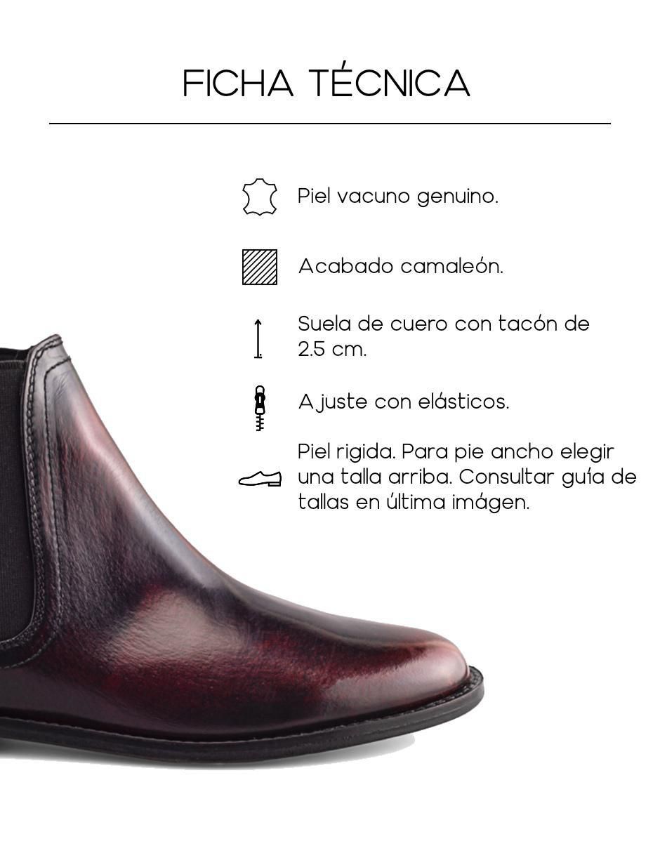 Botín de piel para hombre 6
